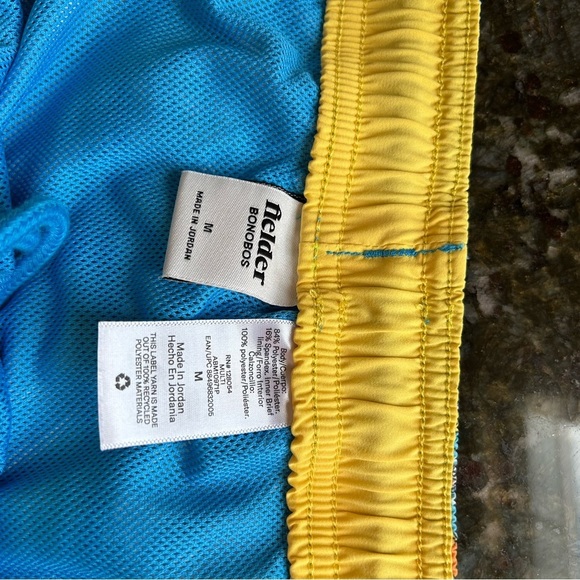 Fielder by Bonobos hybrid short/swim trunks. Zip pocket. Mesh lined. EUC. Fun - Picture 9 of 12